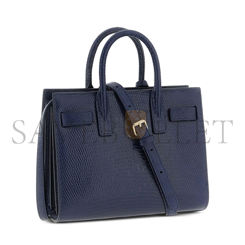 YSL SAC DE JOUR IN LIZARD-EMBOSSED LEATHER - NANO 717440 (22*18*10.5cm)